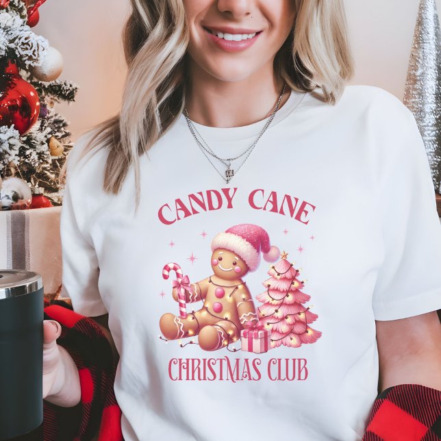 Weihnachten mit Candy Cane Tri-Blend Shirt (Christmas tshirt for women Candy cane Christmas Club)