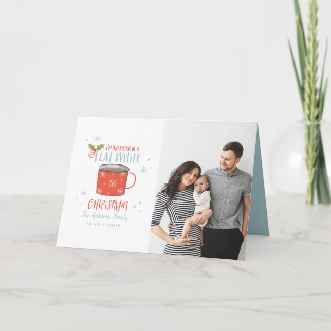 Weihnachten mit dem...Vintager Wasserfarbvan Karte (Vorderseite)