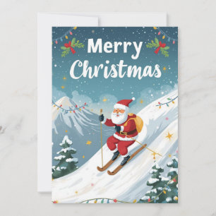 Weihnachten mit dem Weihnachtsmann auf dem Berg
