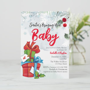 Weihnachten mit dem Weihnachtsmann Einladung