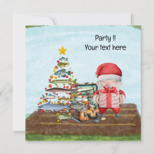 Weihnachten mit dem Weihnachtsmann Einladung