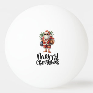 Weihnachten mit dem Weihnachtsmann Tischtennisball