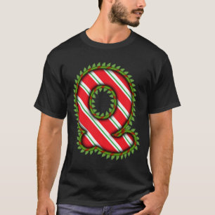Weihnachten mit den Buchstaben Ihrer Wahl feiern T-Shirt
