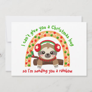 Weihnachten mit einem Regenbogen