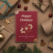 Weihnachten mit eleganten Red Business Logos