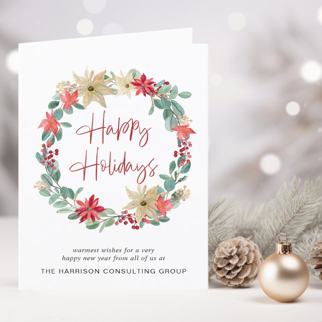 Weihnachten mit Firmenlogo (Spread the joy of the season and strengthen business relationships with our elegant holiday card)