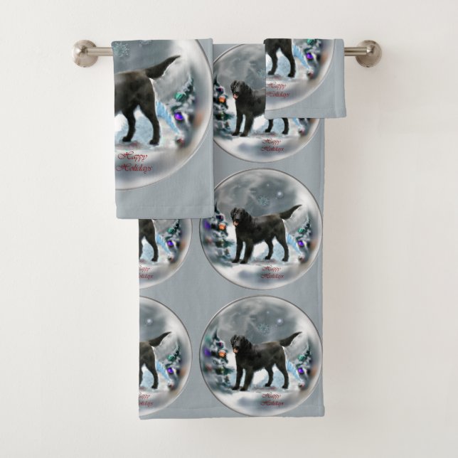 Weihnachten mit Flachbildschirm Badhandtuch Set (Insitu)