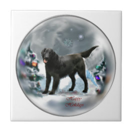 Weihnachten mit Flachbildschirm Fliese