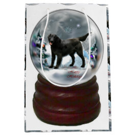 Weihnachten mit Flachbildschirm Mittlere Geschenktüte