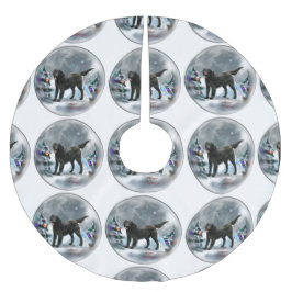 Weihnachten mit Flachbildschirm Polyester Weihnachtsbaumdecke