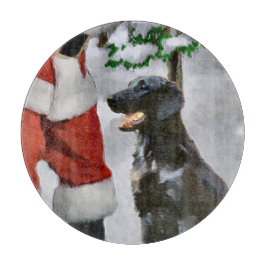 Weihnachten mit Flachbildschirm Schneidebrett