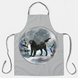 Weihnachten mit Flachbildschirm Schürze