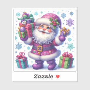 Weihnachten mit Geschenken Aufkleber