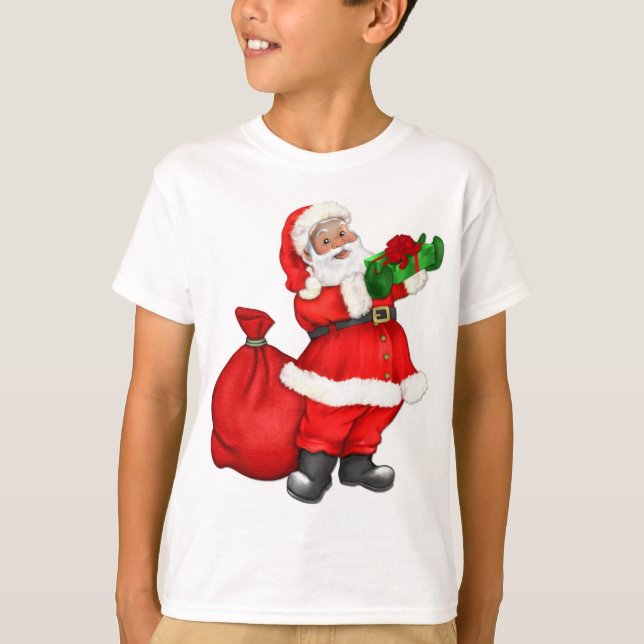 Weihnachten mit Geschenken T-Shirt (Vorderseite)