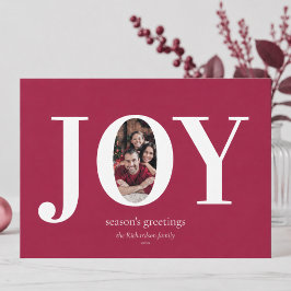 Weihnachten mit individuellem Familienfoto modern
