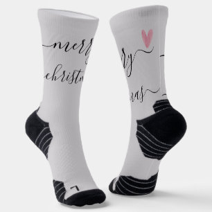 Weihnachten mit individueller Familie und zwei Fot Socken