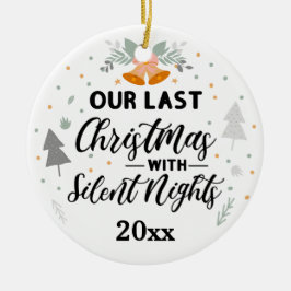 Weihnachten mit lauschigen Nächten Ultrasound Foto Keramik Ornament