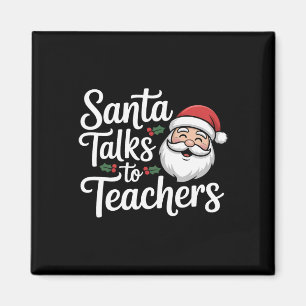 Weihnachten mit Lehrern Magnet