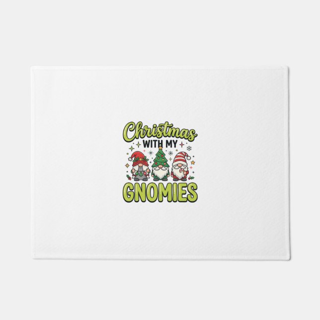 Weihnachten mit meinem Gnom-Design Fußmatte (Vorderseite)