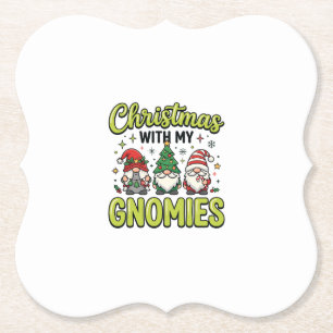 Weihnachten mit meinem Gnom-Design Untersetzer