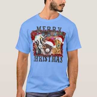 Weihnachten mit meinem Herdenlicht Santa Cow Bauer T-Shirt