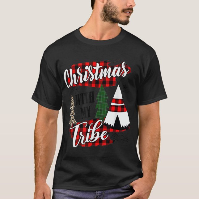Weihnachten mit meinem Stammesleopard T-Shirt (Vorderseite)