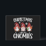 Weihnachten mit meinen Gnomen Buffalo Red Kariert  Einladung<br><div class="desc">Weihnachten mit meinen Gnomen Buffalo Red Kariert Gnome</div>