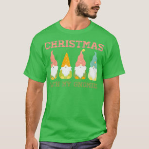 Weihnachten mit meinen Gnomen Funny Gnome T-Shirt