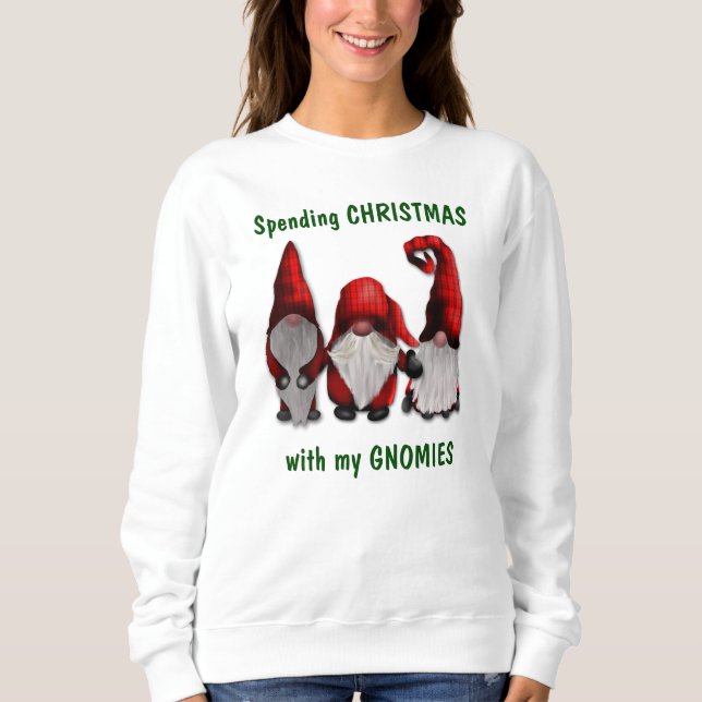 Weihnachten mit meinen Gnomen Sweatshirt (Vorderseite)