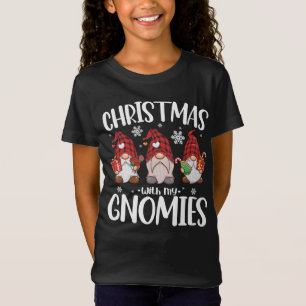 Weihnachten mit meinen Gnomies Buffalo Rot kariert T-Shirt
