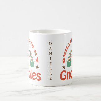 Weihnachten mit meinen Gnomies - Personalisiertes Kaffeetasse