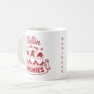 Weihnachten mit meinen Gnomies - Personalisiertes Kaffeetasse