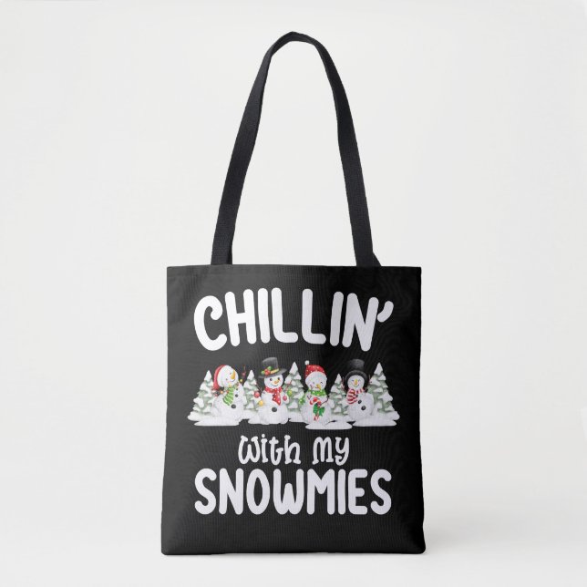 Weihnachten mit meinen Schneemännern im Chillin (Vorderseite)