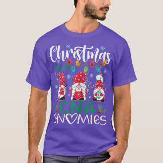 Weihnachten mit meiner CNA Gnomies Nurse Stethos T-Shirt