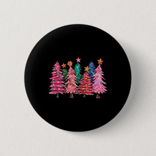 Weihnachten mit rosa Bäume Weihnachten Kostüme Mäd Button
