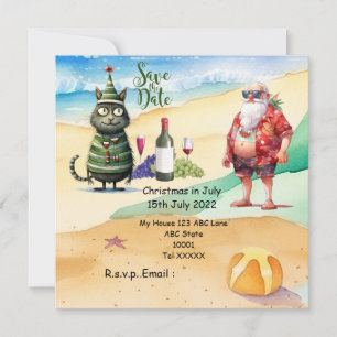 Weihnachten mit SANTA CLAUS Save the Date im Juli