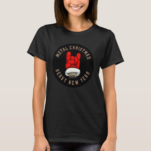 Weihnachten mit Schwermetall T-Shirt (Vorderseite)