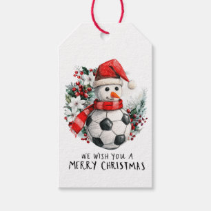 Weihnachten mit Snowman Geschenkanhänger