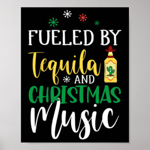 Weihnachten mit Tequila und Weihnachtsmusik Poster