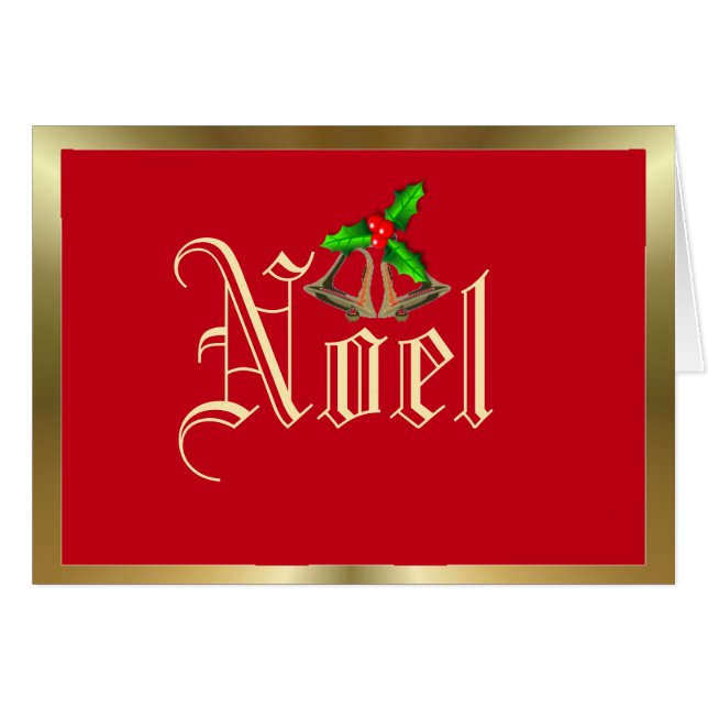 Weihnachten mit Weihnachten und Beeren (Vorderseite (Horizontal))