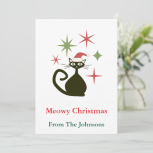 Weihnachten Mitte des Jahrhunderts Atomkatze Perso
