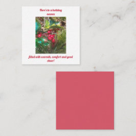 Weihnachten Mitteilungskarte