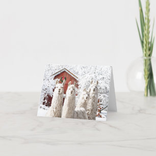 "Weihnachten!" Mitteilungskarte