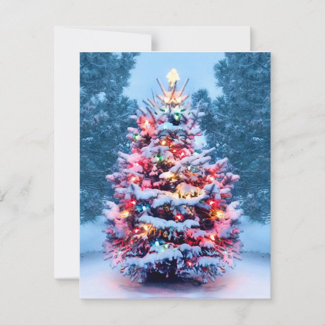 Weihnachten Mitteilungskarte (Vorderseite)