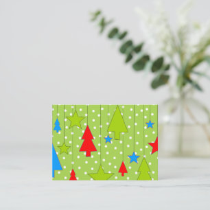 Weihnachten Mitteilungskarte