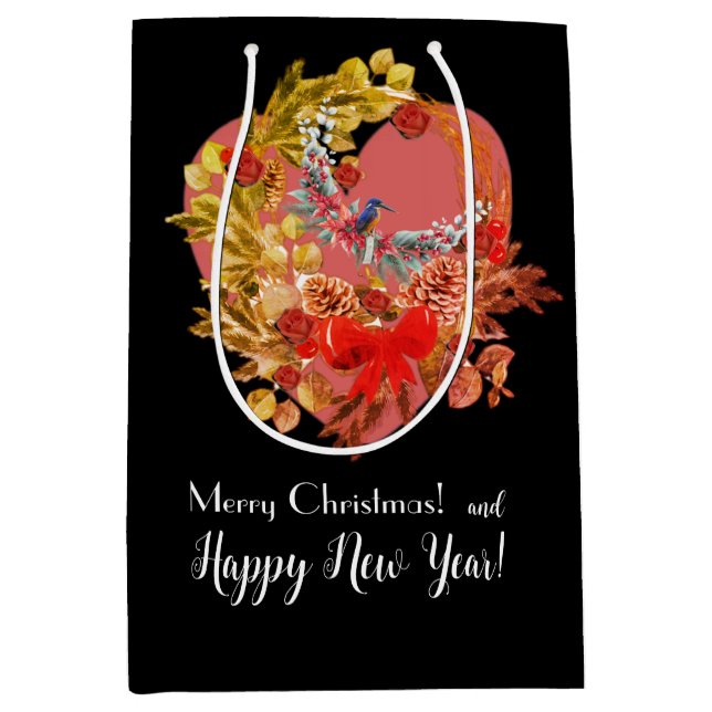 Weihnachten! Mittlere Geschenktüte (Vorderseite)