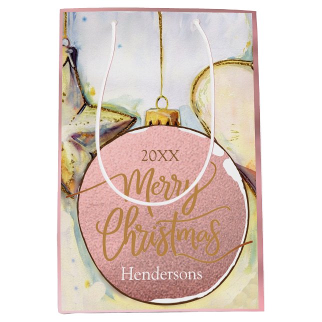 Weihnachten Mittlere Geschenktüte (Vorderseite)