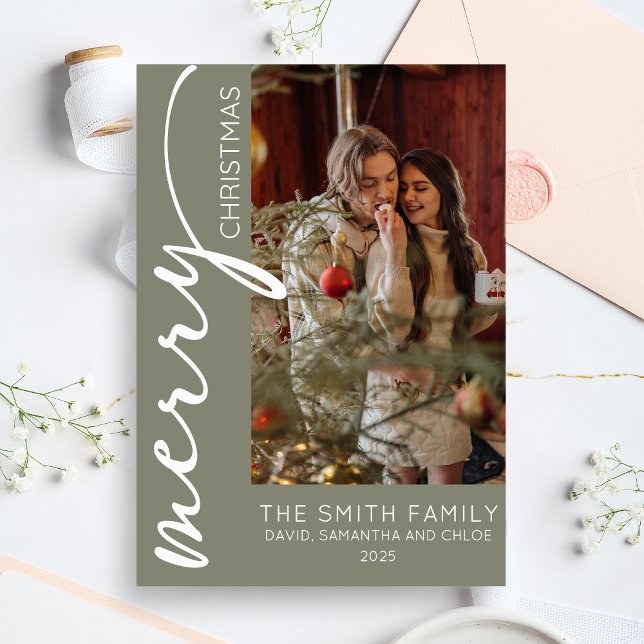 Weihnachten modern (Modern Merry Christmas Holiday Card )