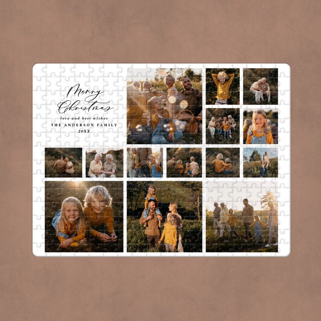 Weihnachten Moderne minimale Foto Collage einzigar Puzzle (Von Creator hochgeladen)
