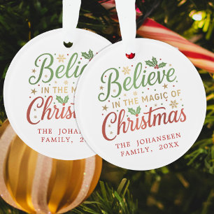 Weihnachten Moderne Skripte rot und grün Typografi Ornament